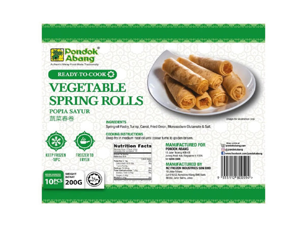E149 - Pondok Abang - Vegetable Spring Roll (Popia Sayur)