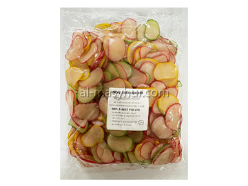 K17b - Raw Onion Crackers Round 400g (Keropok Bawang Bulat)