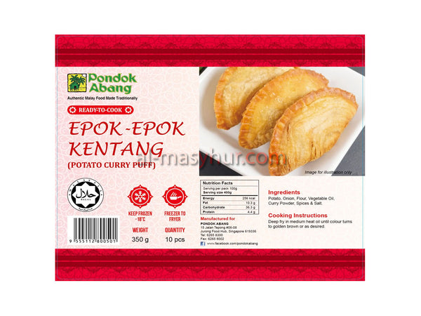 E073 - Pondok Abang - Potato Curry Puff (Epok Epok Kentang)