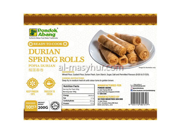 E080 - Pondok Abang - Durian Spring Roll (Popia Durian)